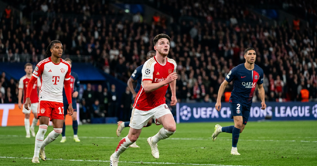 Rice Olise and Hakimi lead most valuable Champions League XI among semi-finalists