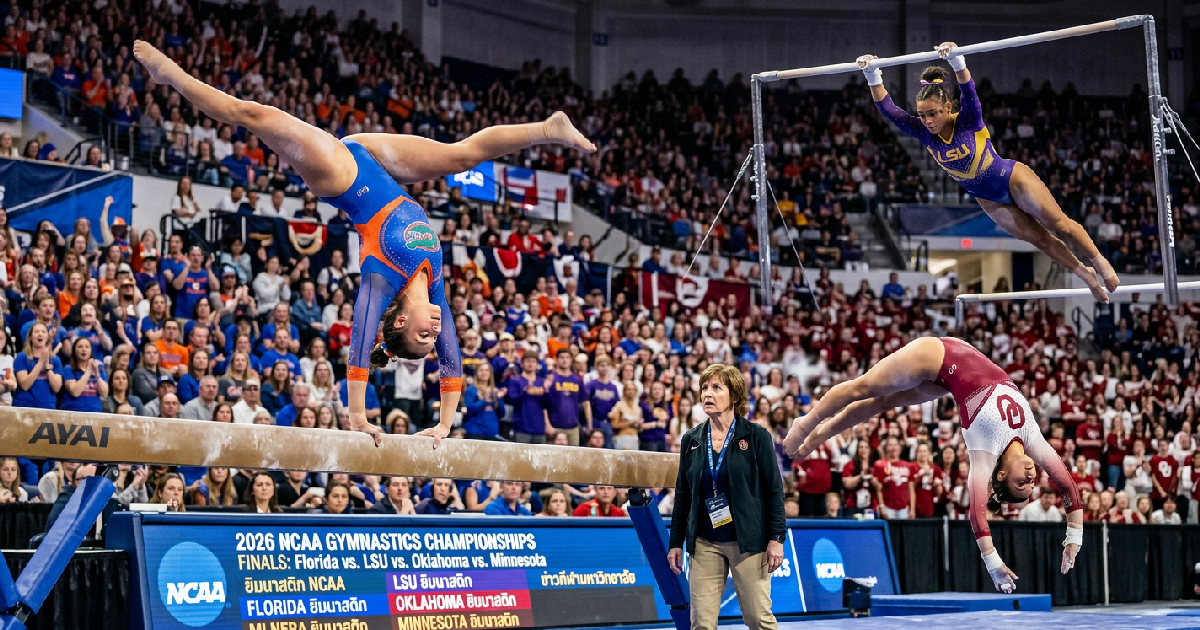 สรุป 4 ทีมสุดท้ายเข้าชิงชัยยิมนาสติก NCAA 2026 หลังจบรอบรองชนะเลิศอย่างดุเดือด