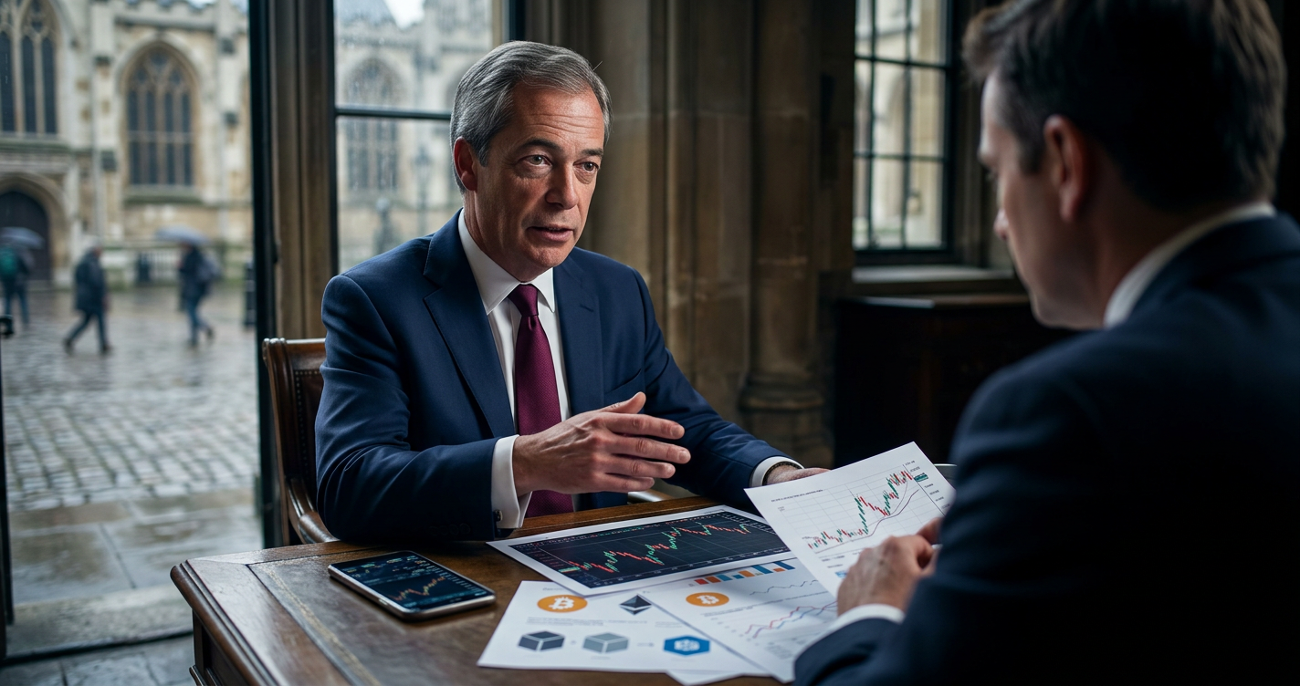 Phe đối lập Anh đòi điều tra giao dịch crypto của Nigel Farage