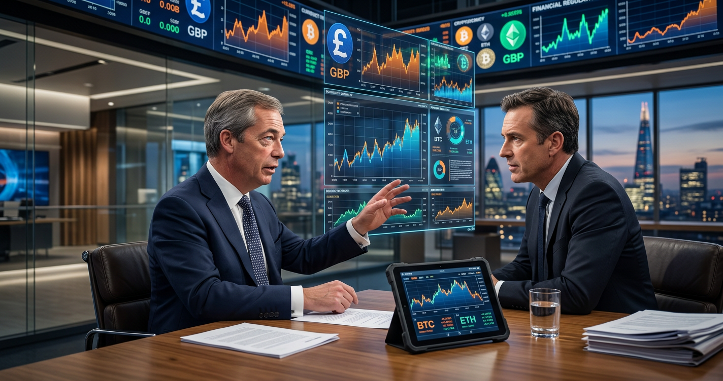 Phe đối lập Anh đòi điều tra giao dịch crypto của Nigel Farage