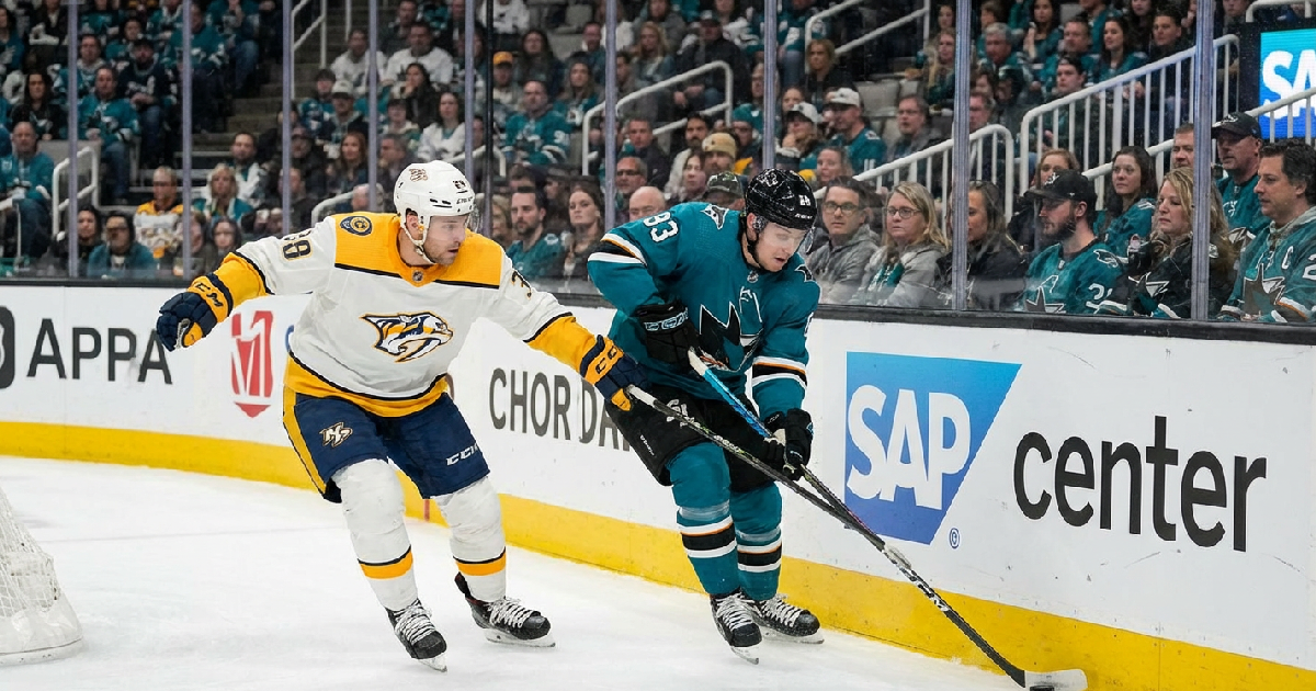 Nashville Predators face San Jose Sharks in April 4 clash