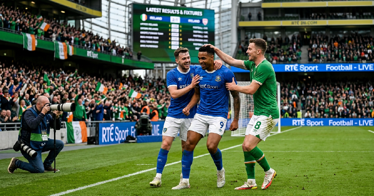 RT&Eacute; Sport reports on latest football results and fixtures