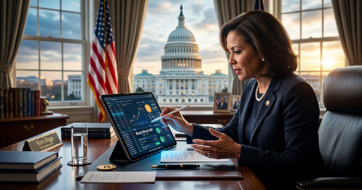 Hạ nghị sĩ Sheri Biggs gia tăng đầu tư vào quỹ Bitcoin ETF của BlackRock
