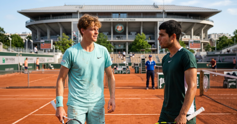 Sinner sở hữu cơ hội vô địch Roland Garros cao hơn Alcaraz