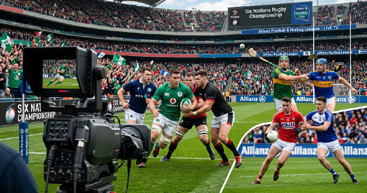 Six Nations football and hurling leagues dominate TV schedule