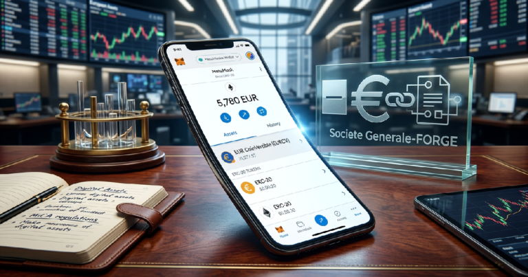 SocGen đưa stablecoin EURCV lên ví MetaMask cho người dùng