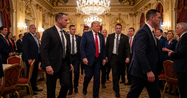 Trump Evacuated Following Security Breach After Crypto Briefing