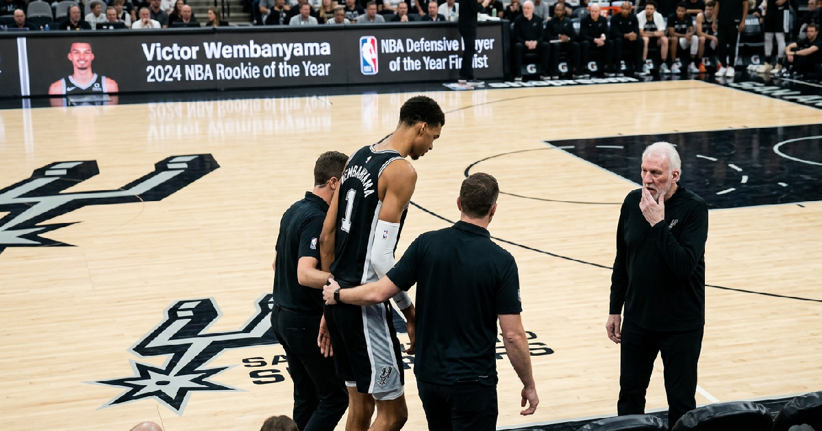 Historic Victor Wembanyama Awards Success Overshadowed by Spurs Injury Concern