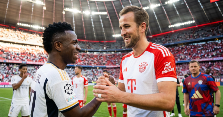 วินิซิอุสยกย่องแฮร์รี่ เคน คือกองหน้าชั้นนำของโลกพร้อมเปรียบสไตล์คล้ายเบนเซม่า