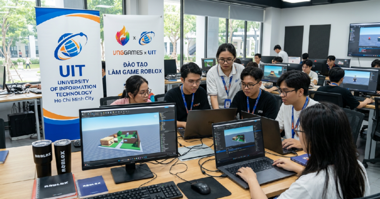 VNGGames hợp tác UIT đào tạo làm game trên Roblox