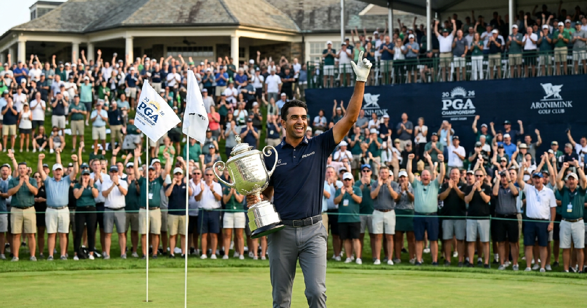 Aaron Rai Wins 2026 PGA Championship and Leads Eagles Chant