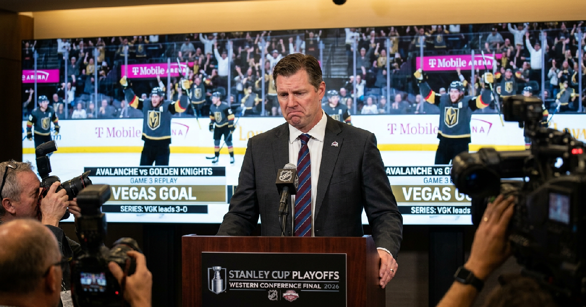 Avalanche HC Jared Bednar gives blunt assessment of Game 3 collapse vs Vegas