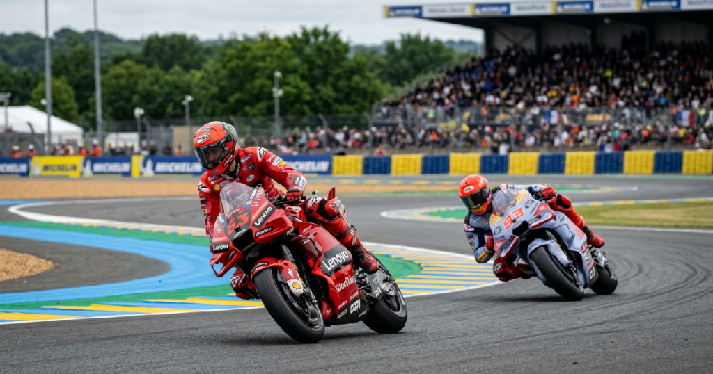 Bagnaia Edges Out Marquez for Narrow Le Mans Pole Position