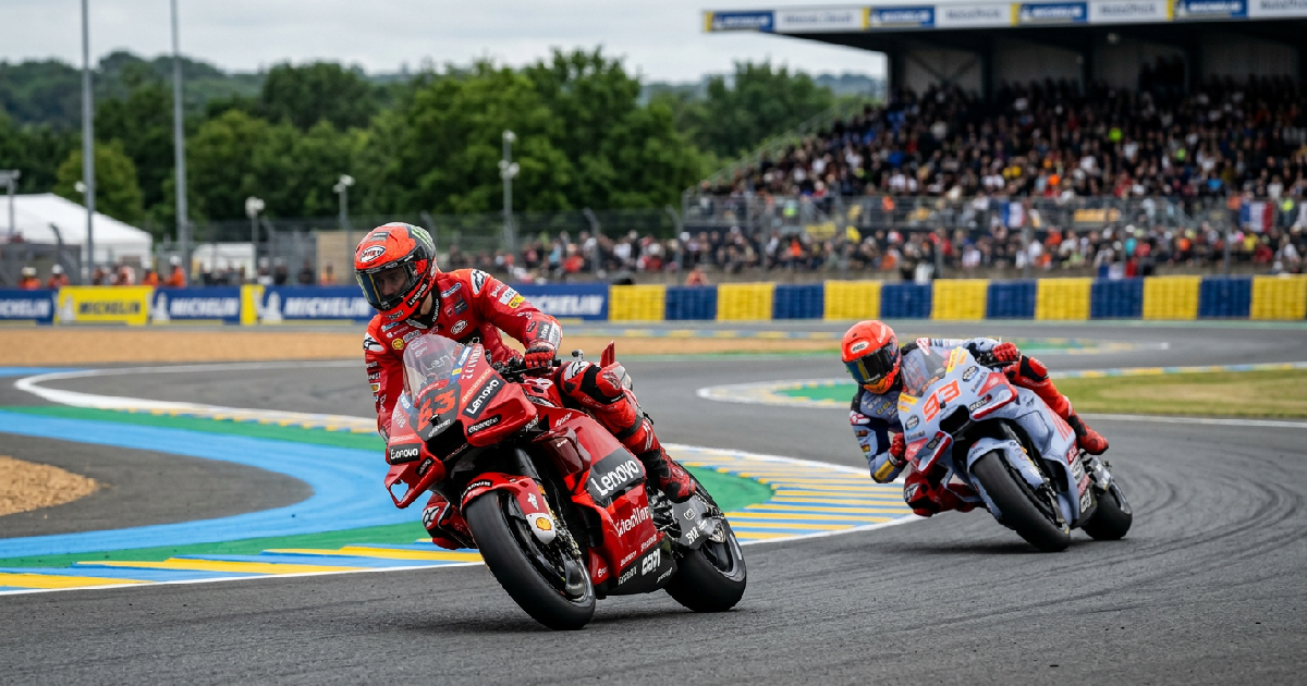Bagnaia Edges Out Marquez for Narrow Le Mans Pole Position