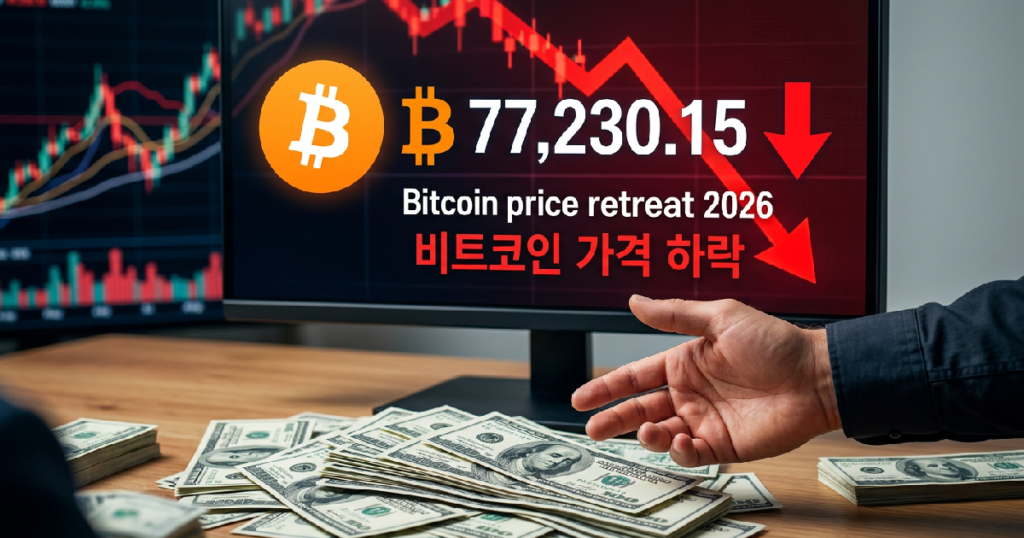 비트코인 7만 8천 달러 아래로 후퇴… 인플레이션 쇼크에 ETF 자금 썰물