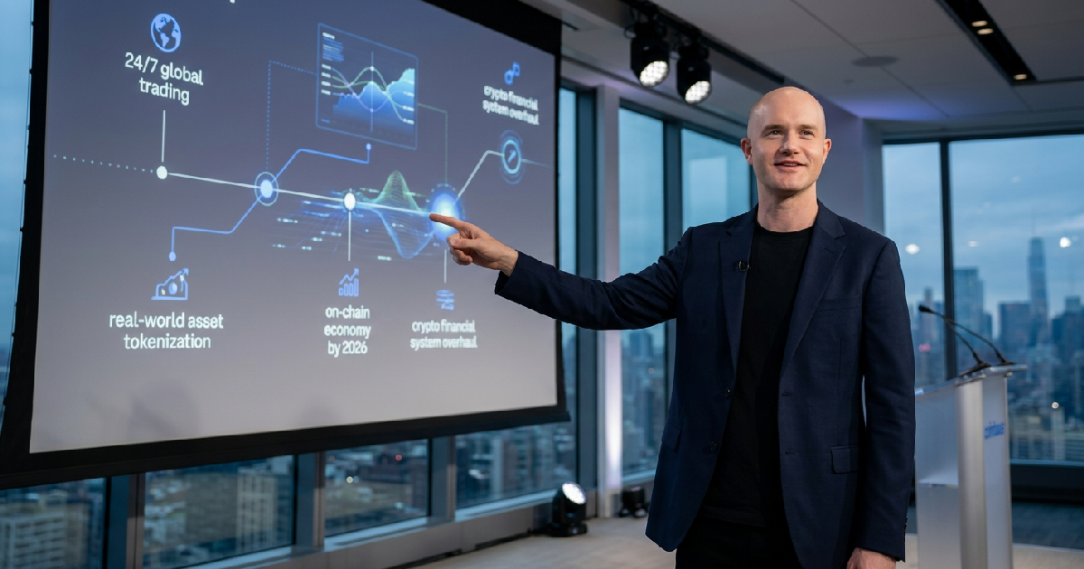 Brian Armstrong warns finance must move on-chain to avoid obsolescence