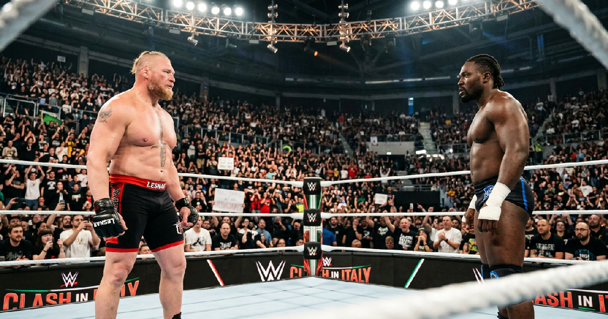 Brock Lesnar targets Oba Femi rematch at Clash in Italy on May 31, 2026