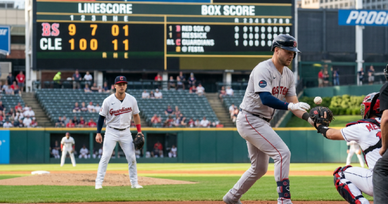 Cleveland Guardians fall 9-1 to Boston Red Sox, Parker Messick takes first loss