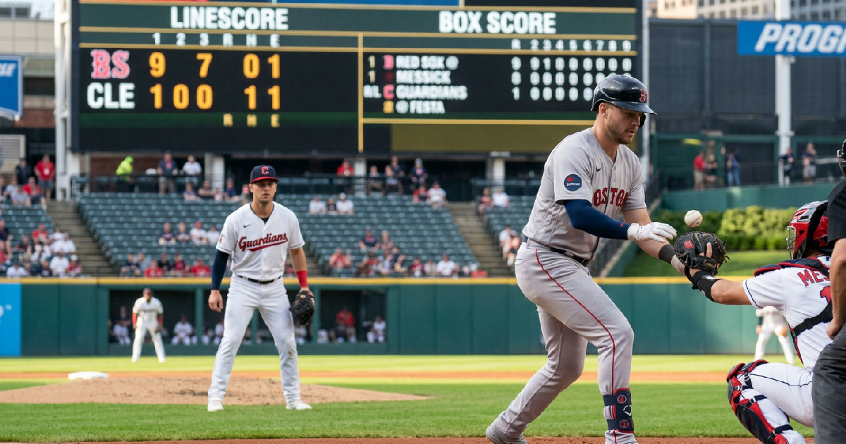 Cleveland Guardians fall 9-1 to Boston Red Sox, Parker Messick takes first loss