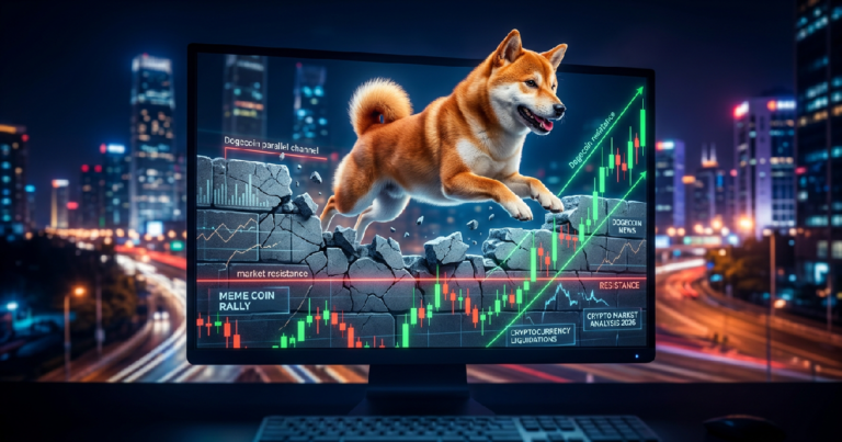 Dogecoin Challenges Channel Resistance Following Sharp Market Push