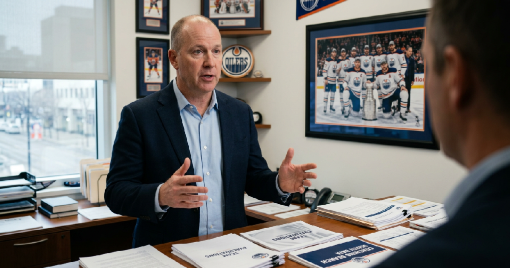 Edmonton Oilers GM Stan Bowman Clarifies Player Role in Coaching Search