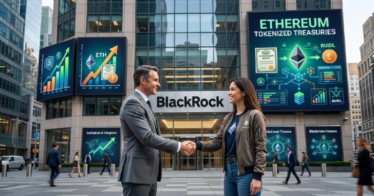 Ethereum hits $8B in tokenized Treasuries as BlackRock leads institutional shift