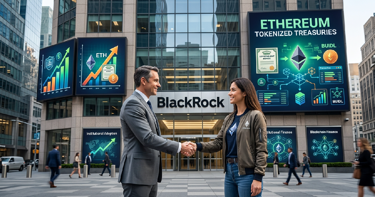Ethereum hits $8B in tokenized Treasuries as BlackRock leads institutional shift