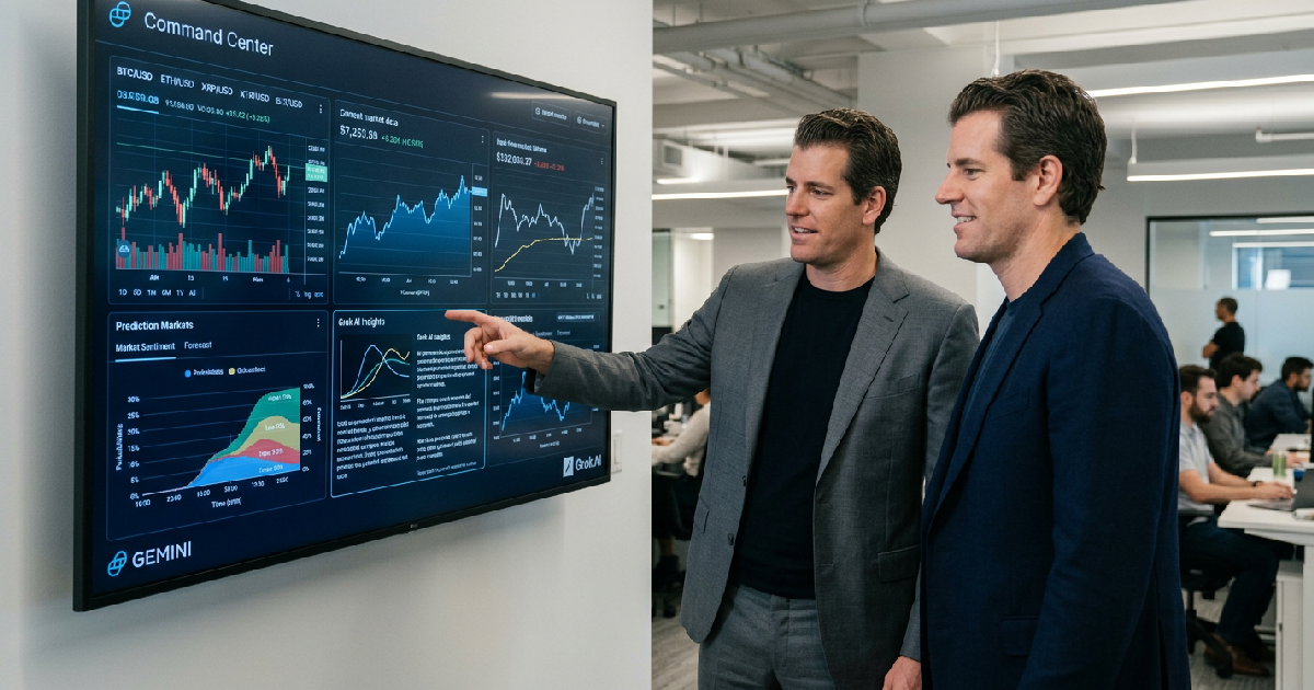 Gemini launches AI-powered "Command Center" using Grok AI model