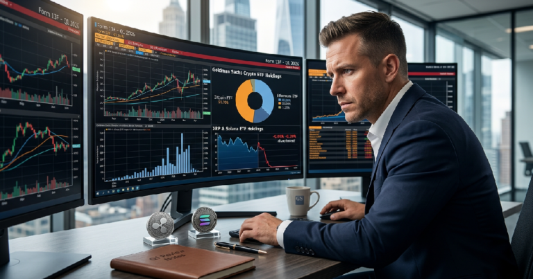 Goldman Sachs thoái vốn toàn bộ XRP và Solana ETF trong quý 1 năm 2026