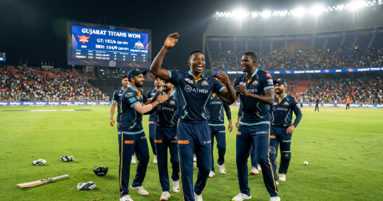 Gujarat Titans vươn lên vị trí dẫn đầu sau màn trình diễn trước SRH bằng lối chơi áp đảo