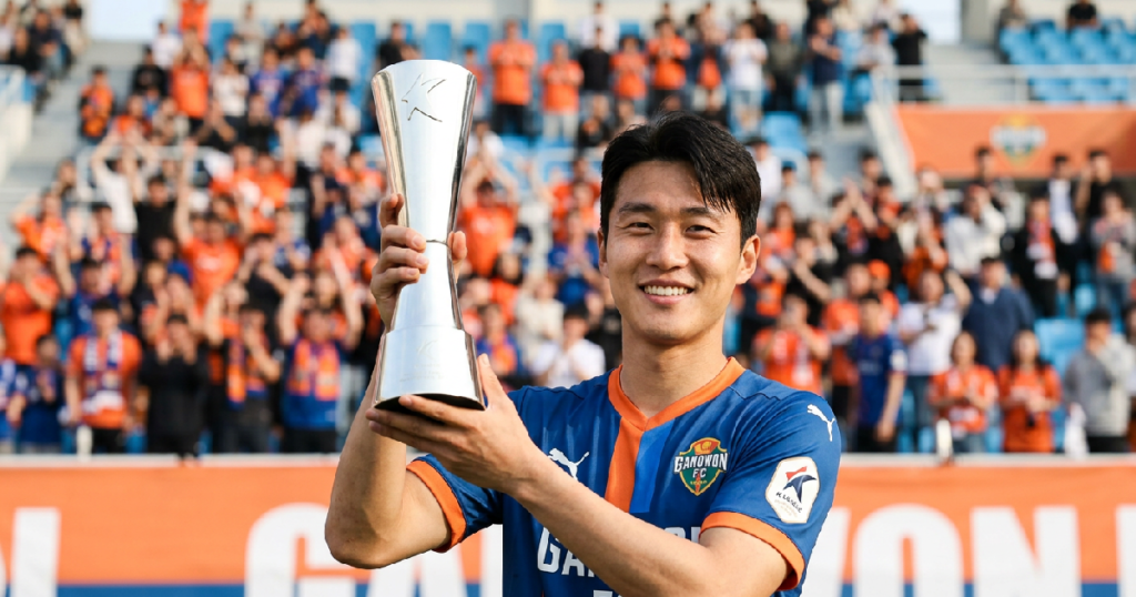 강원 FC 김대원 이달의 선수상 수상하며 리그 정상급 공격수로 우뚝