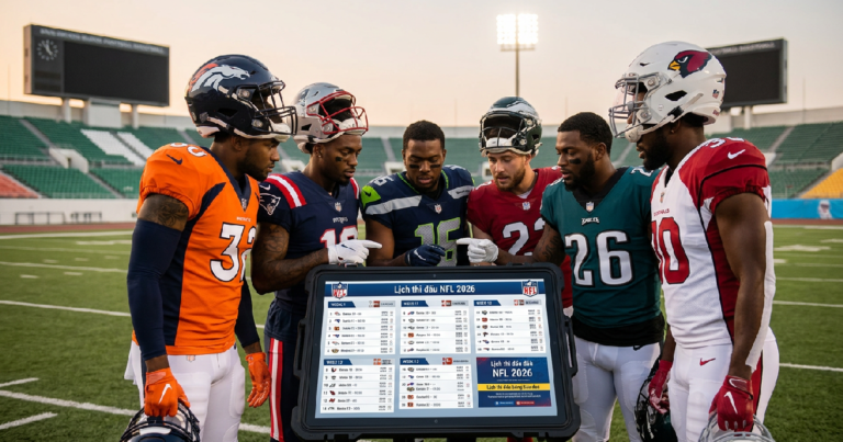 Phân tích lịch thi đấu NFL mùa giải mới và những thách thức về lộ trình di chuyển