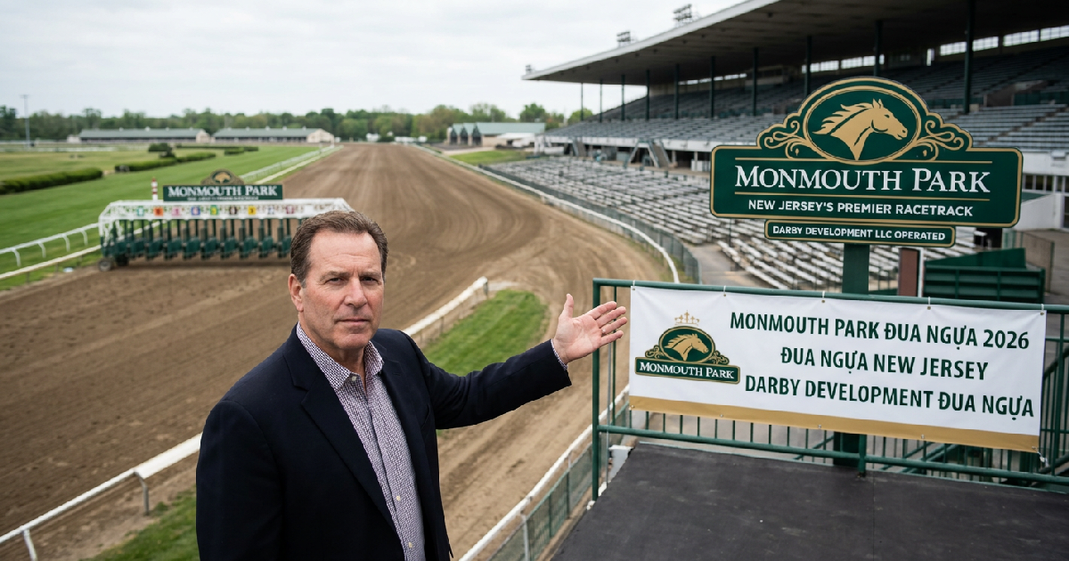 Dennis Drazin cam kết duy trì sức sống cho Monmouth Park bất chấp khó khăn