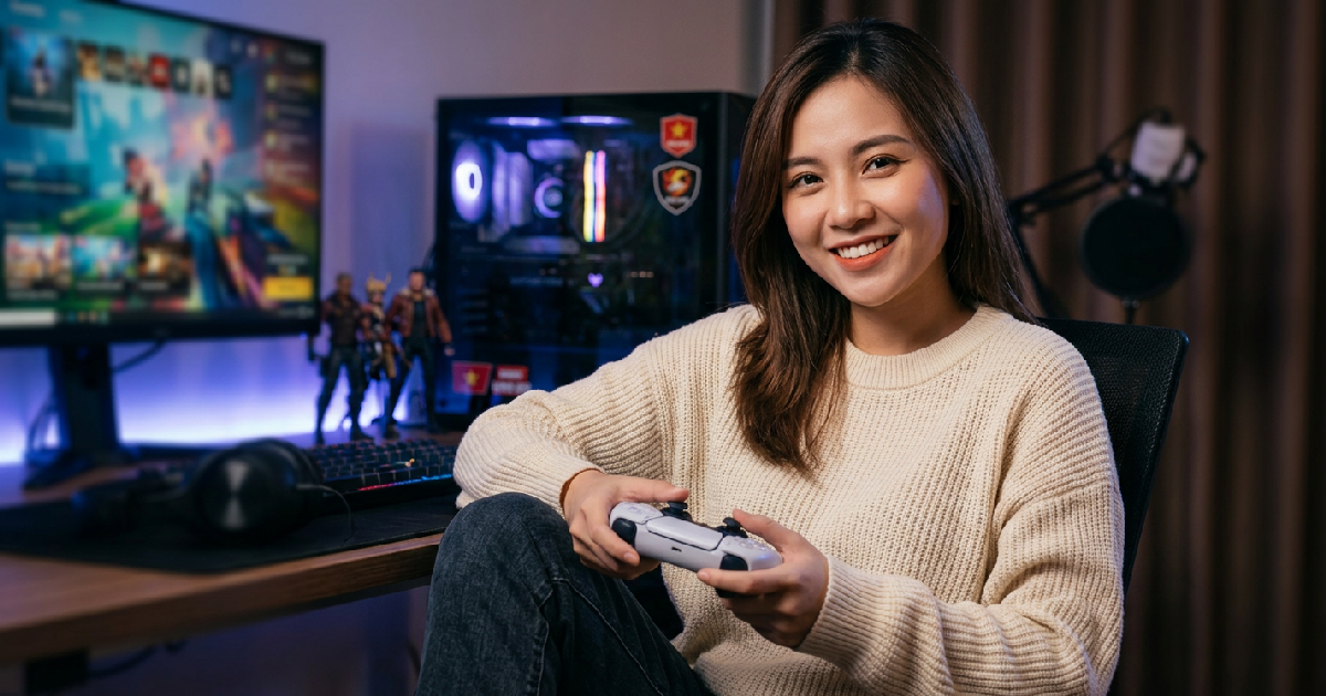 Quỳnh Alee khiến game thủ chú ý với phong cách giản dị khác lạ