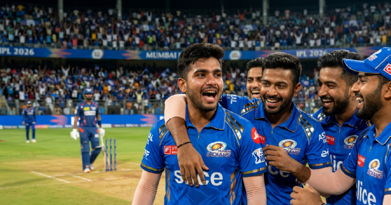 Raghu Sharma reflects on journey after maiden IPL wicket for Mumbai Indians
