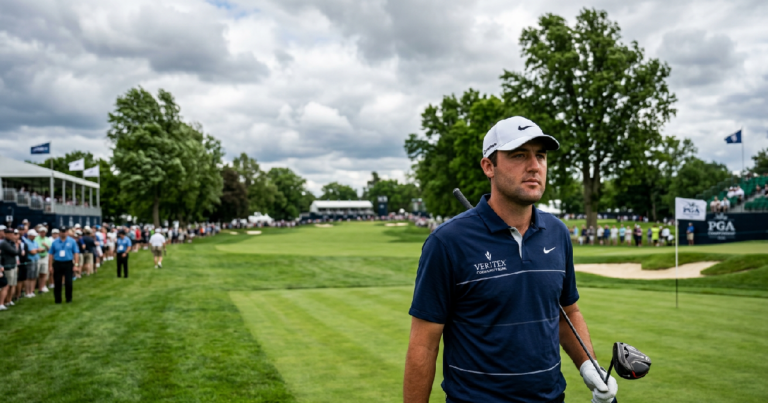 Scheffler Remains PGA Championship Favorite After Gritty Second Round