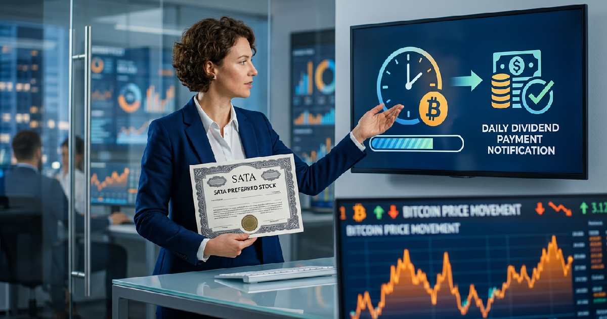 Strive Asset Management Debuts SATA Security With Daily Bitcoin-Backed Dividend