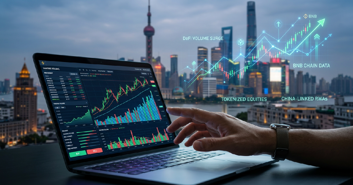 Tokenized China-Linked Equities on BNB Chain See Massive Volume Surge