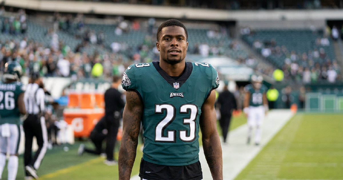 C.J. Gardner-Johnson defends A.J. Brown against Eagles fans on April 23