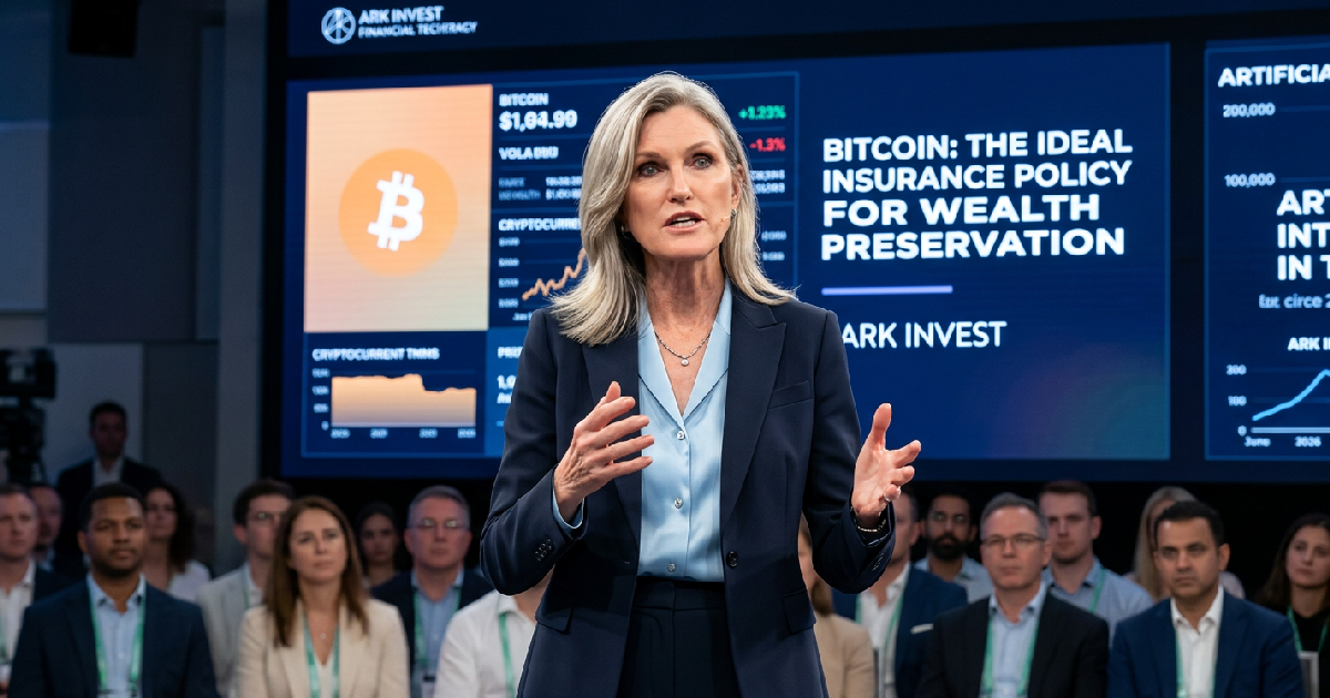 Cathie Wood warns AI cannot substitute Bitcoin for financial security on June 27, 2026