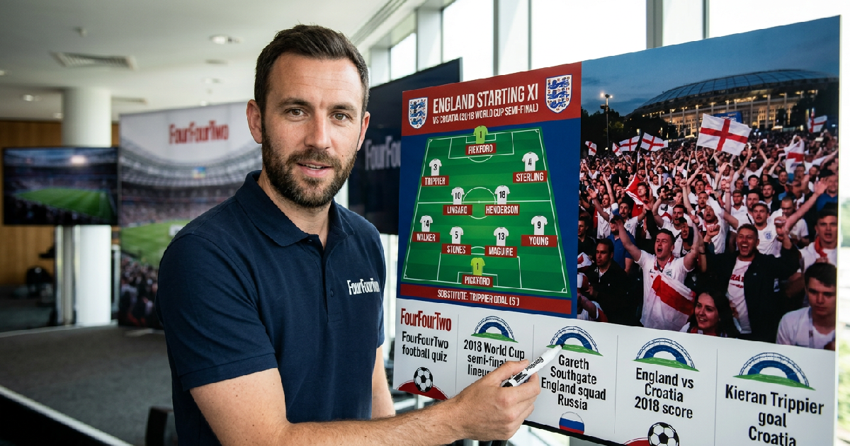 Chris Nee challenges fans to recall England's 2018 World Cup final four starting XI
