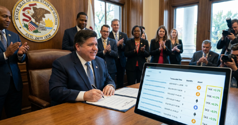 J.B. Pritzker signs 0.2% digital asset tax, targets $60 million annually