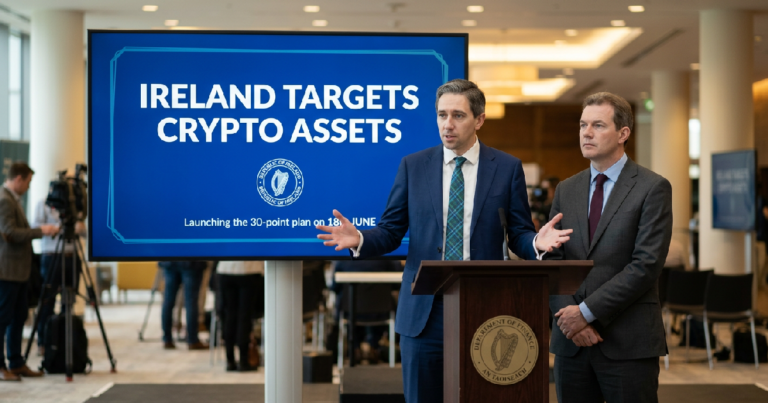 Ireland targets crypto assets: Simon Harris launches 30-point plan targeting crypto misuse on June 18