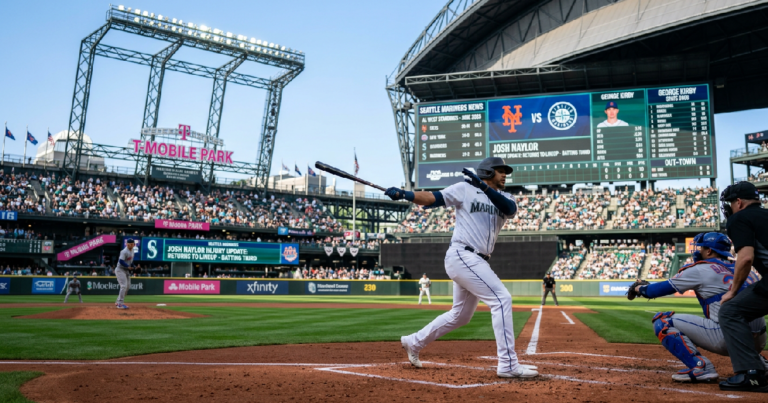 Josh Naylor returns to Mariners lineup batting third against Mets