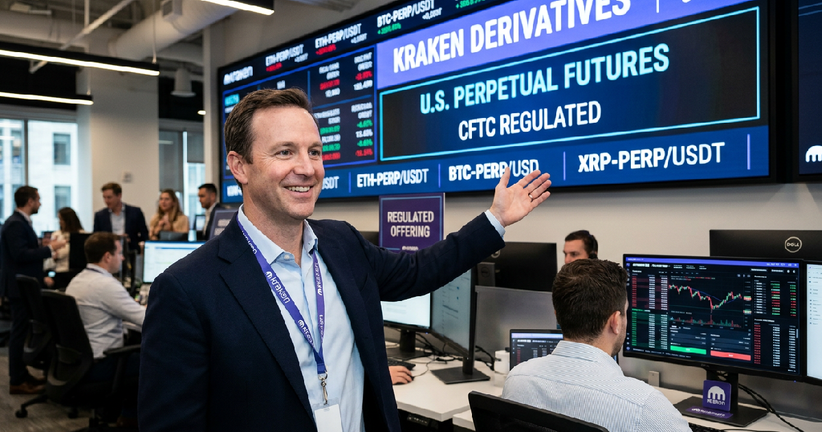 Kraken launches CFTC-regulated U.S. perpetual futures on June 15, 2026