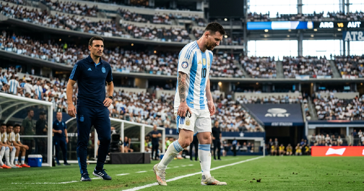Lionel Messi injured: Lionel Messi leads Argentina against European opponent at AT&T Stadium