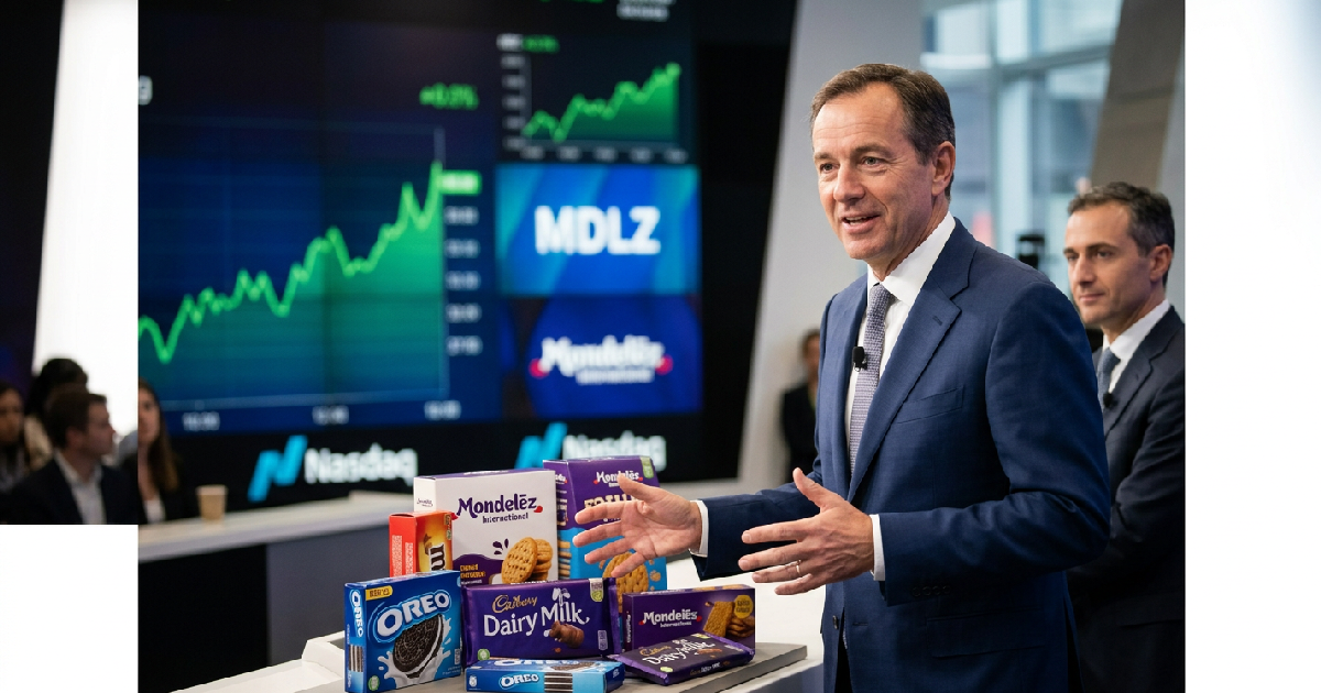 Mondelez International stock: Dirk Van de Put accelerates Mondelēz snack focus, targets 90% revenue from core categories