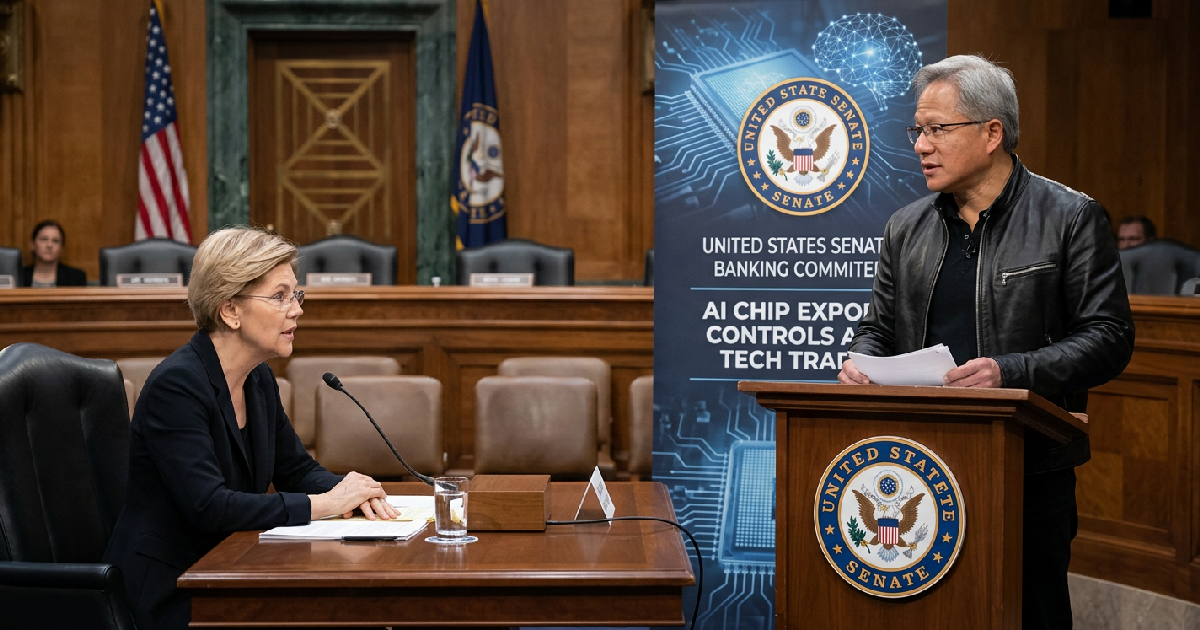 Elizabeth Warren summons Jensen Huang to testify on AI chip sales to China