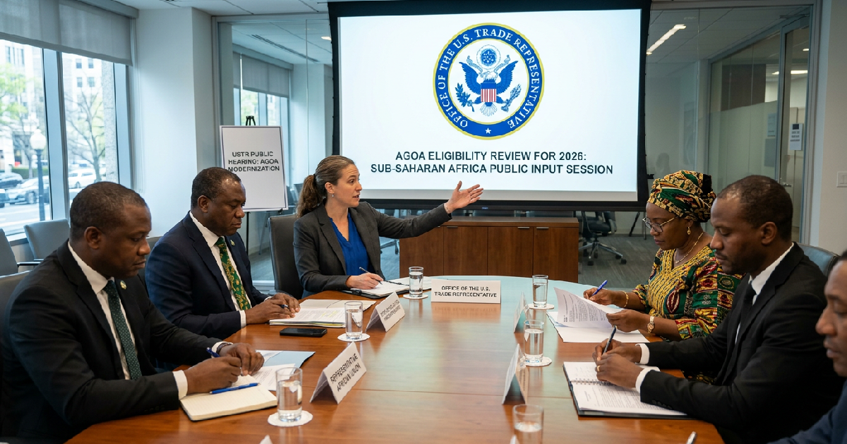 Office Trade Representative: Office of the U.S. Trade Representative solicits feedback for 2026 African trade review