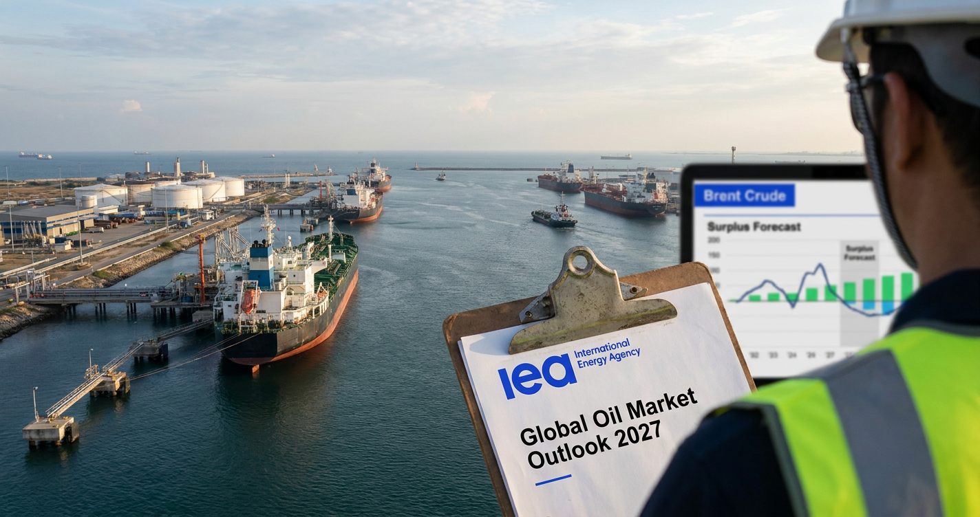 International Energy Agency forecasts 5.05 million bpd oil glut by 2027